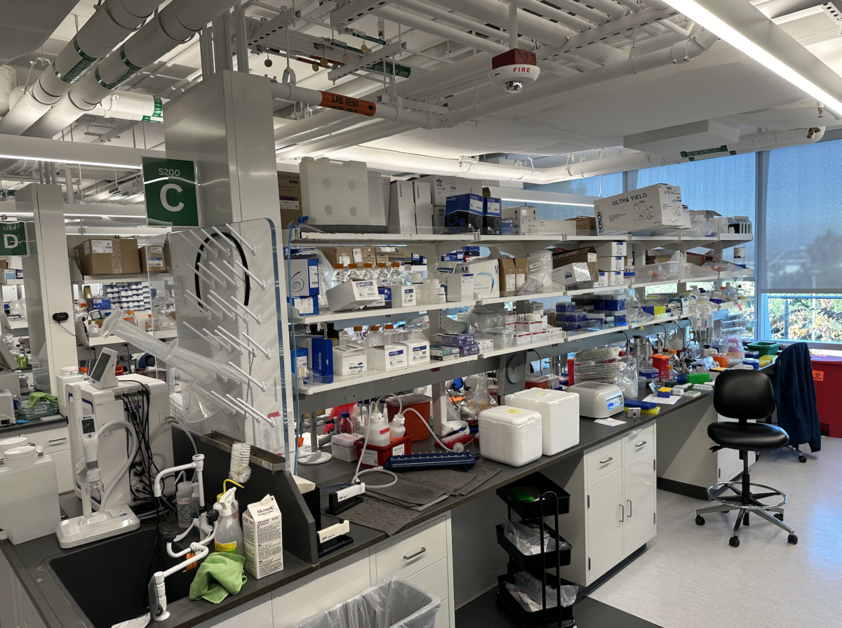 Biotech laboratory environment