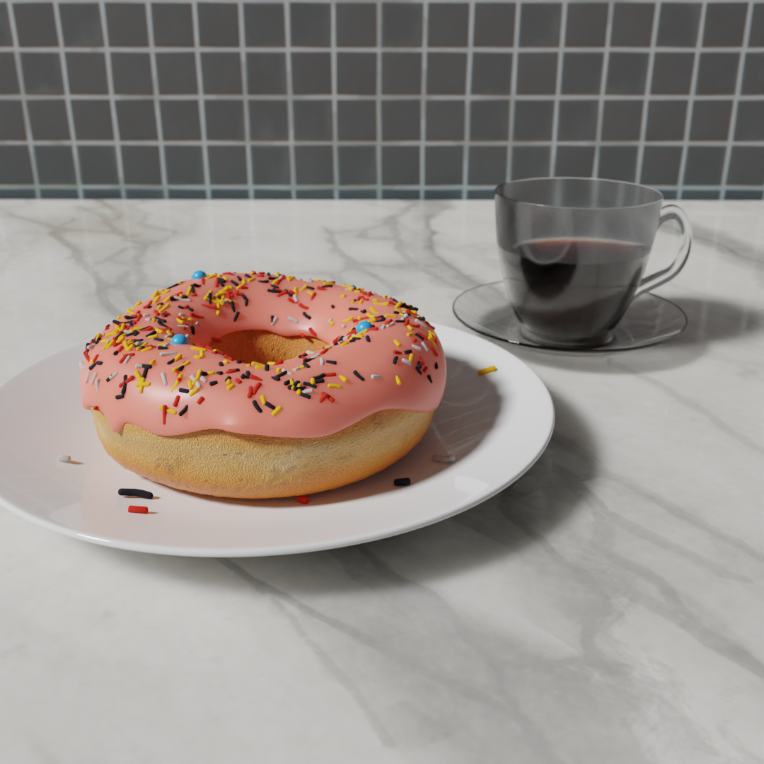 Final render with full material and lighting