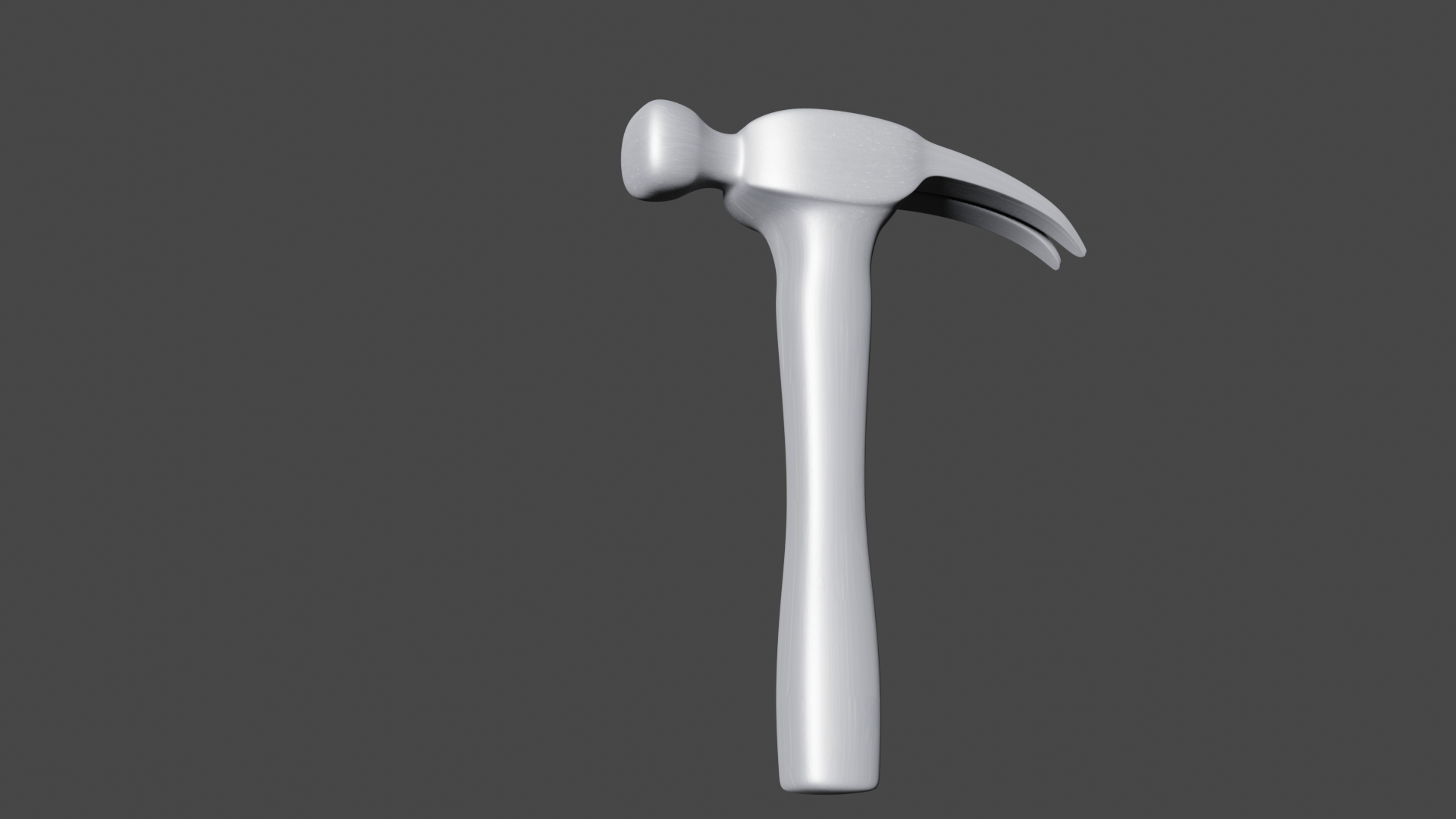 Metallic hammer — hard surface modeling and PBR materials
