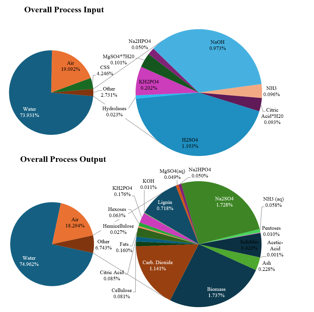 Input/output stream analysis for the full process