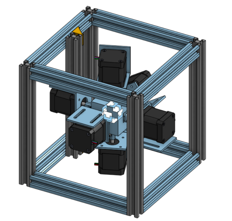 CAD model of the interface component designed for hardware joinery